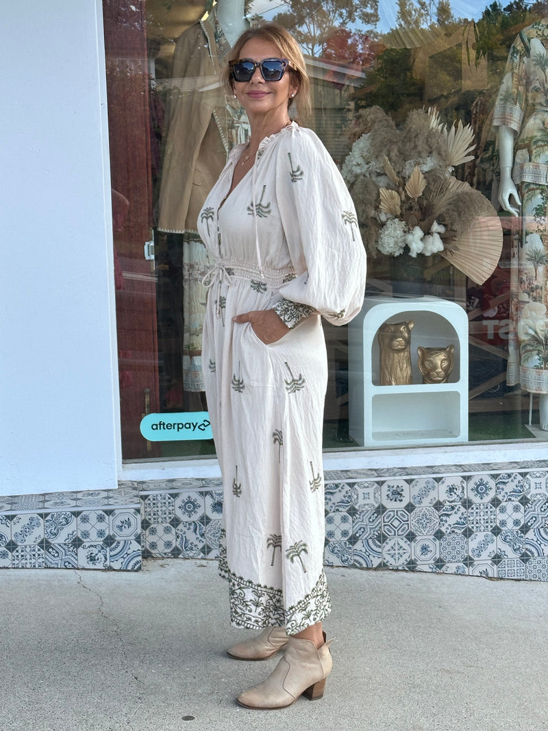 Arizona Palm Maxi Dress
