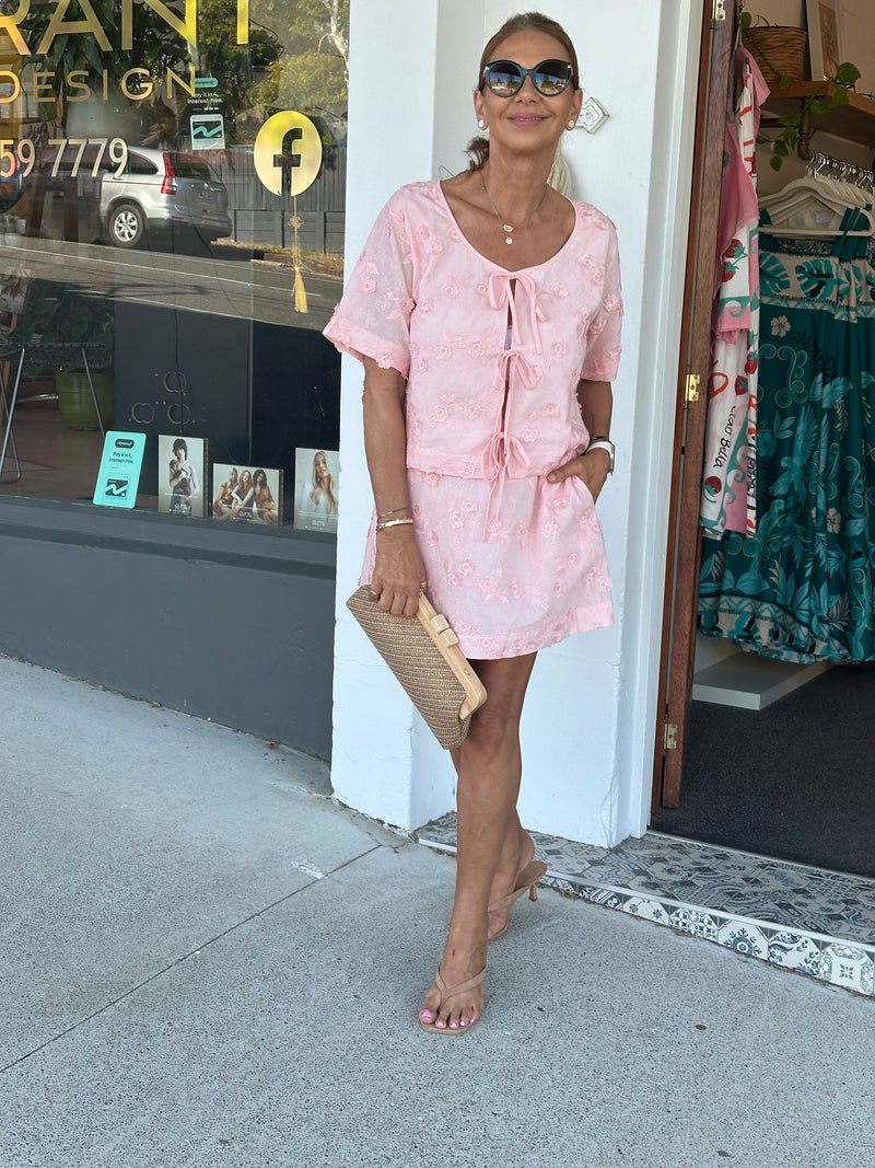 Beauvais Blush Flora Top