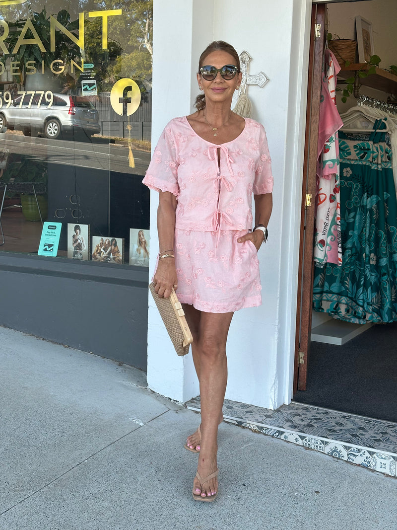 Beauvais Blush Flora Top