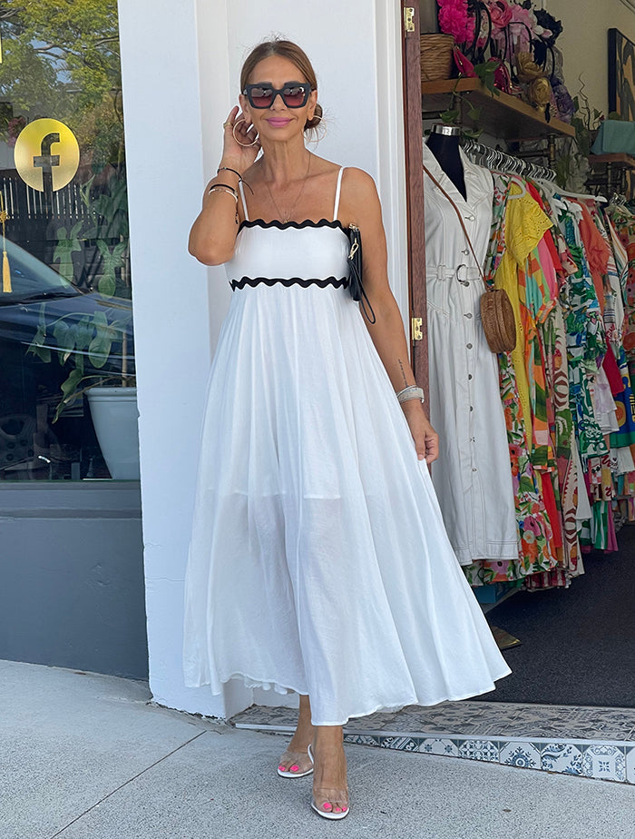 Darby Maxi Dress - White