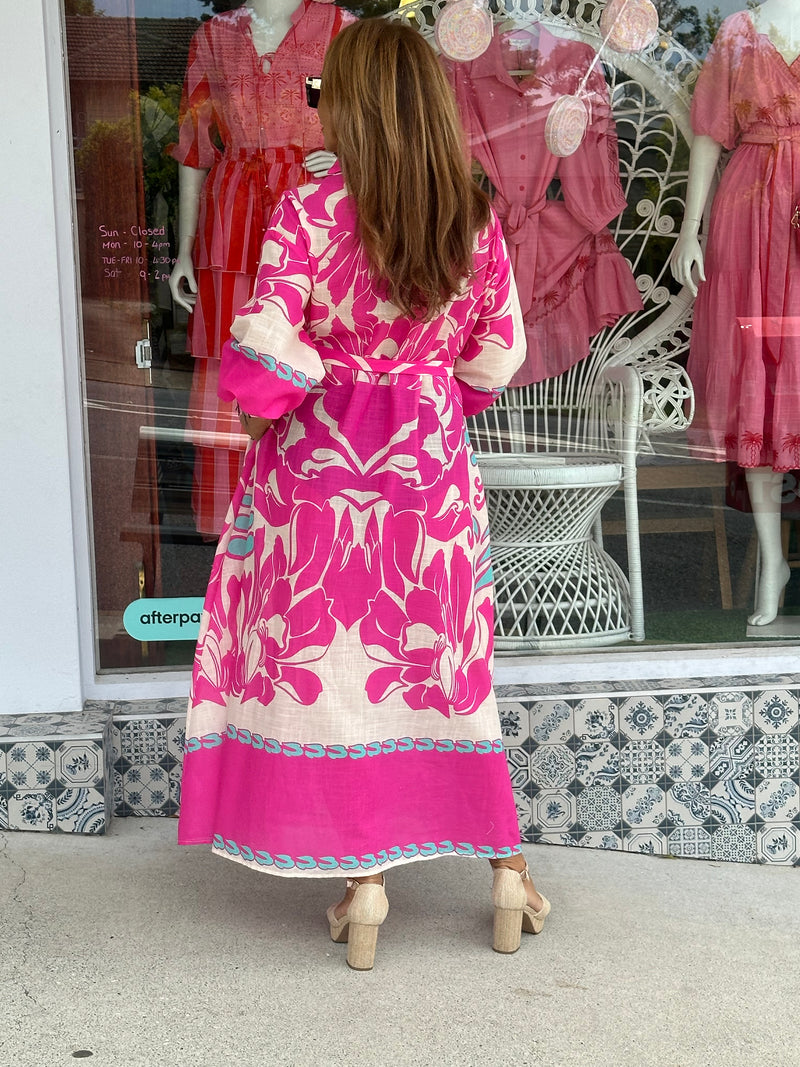 Capri Maxi Dress - Pink