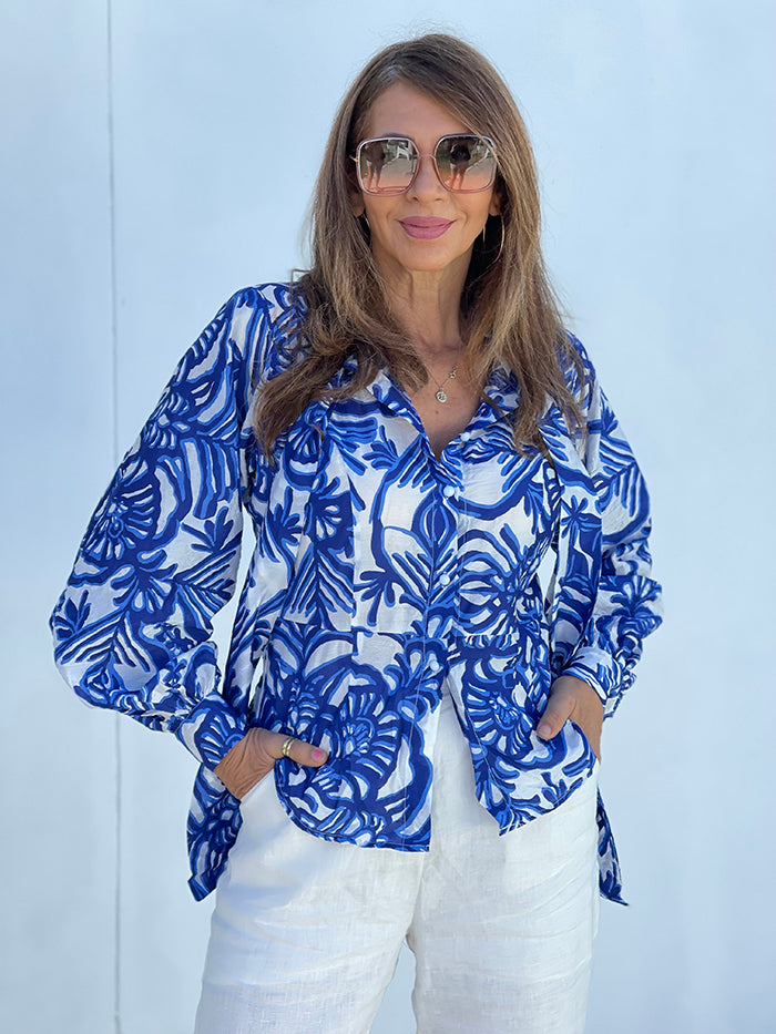 Blue Cove Blouse