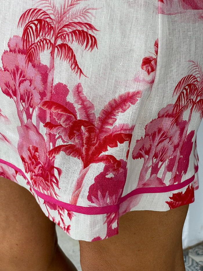 Billy Shorts - Pink Floral Print