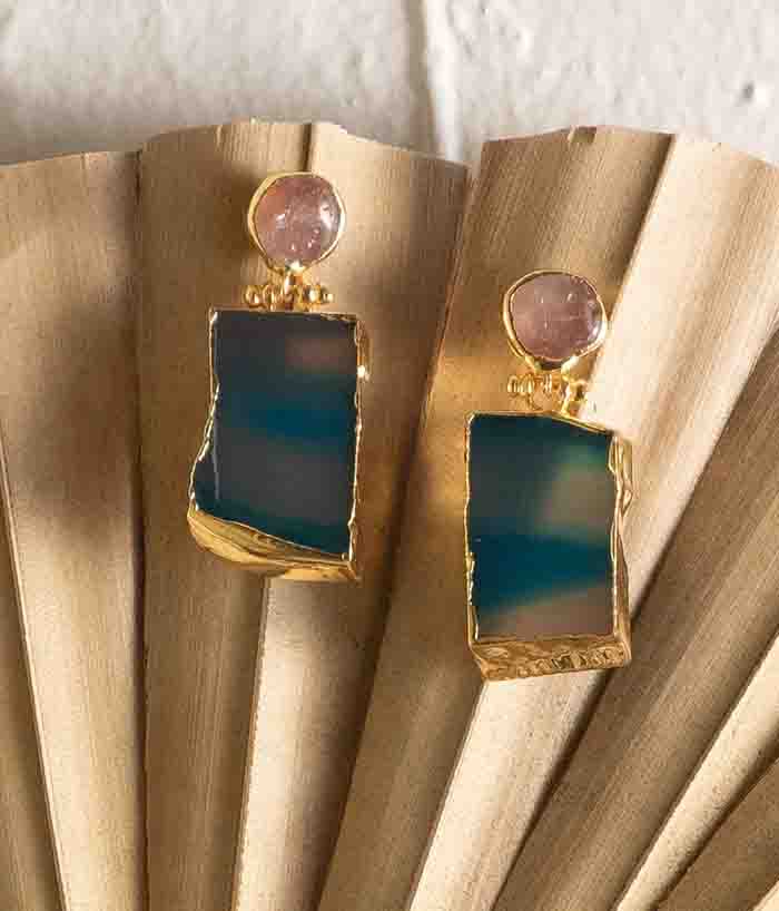 Alofa Double Drop Earrings