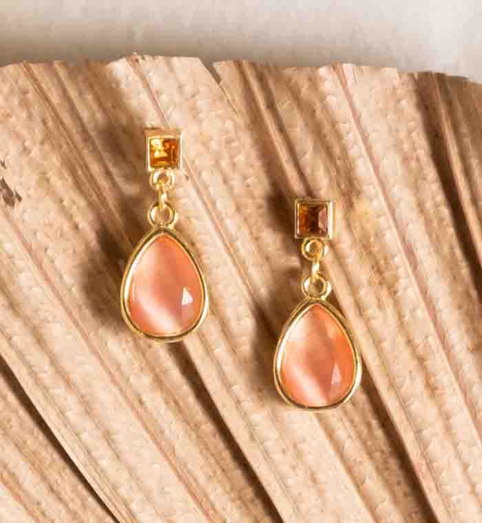 Esana Double Drop Earrings