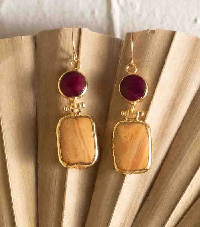 Feray Double Drop Earrings