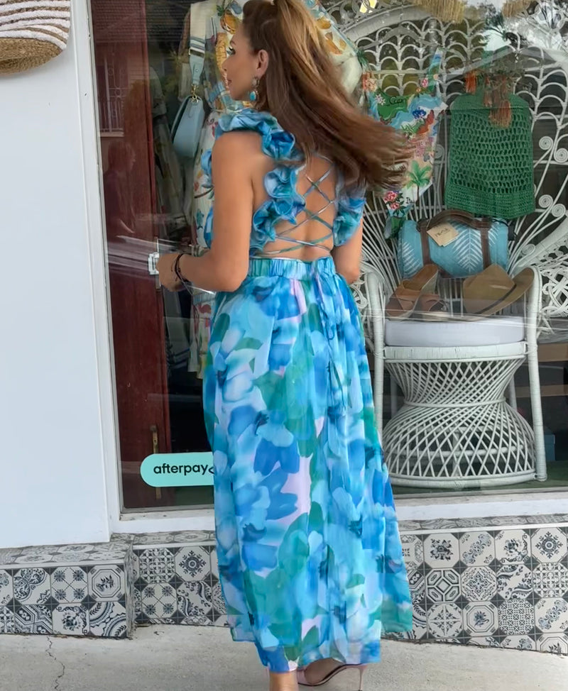 Leila Floral Maxi Dress
