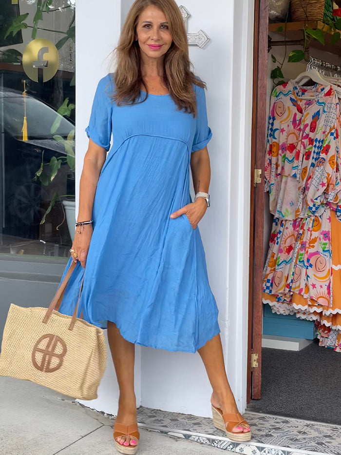 Kora Dress - Blue