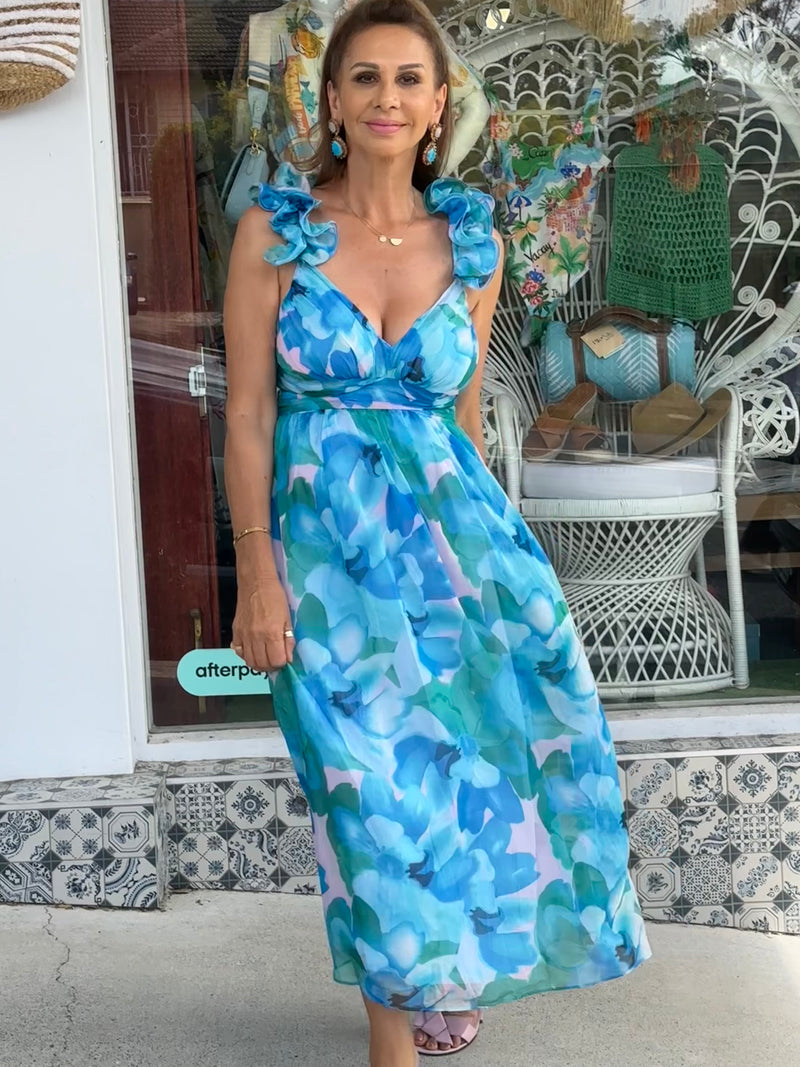 Leila Floral Maxi Dress