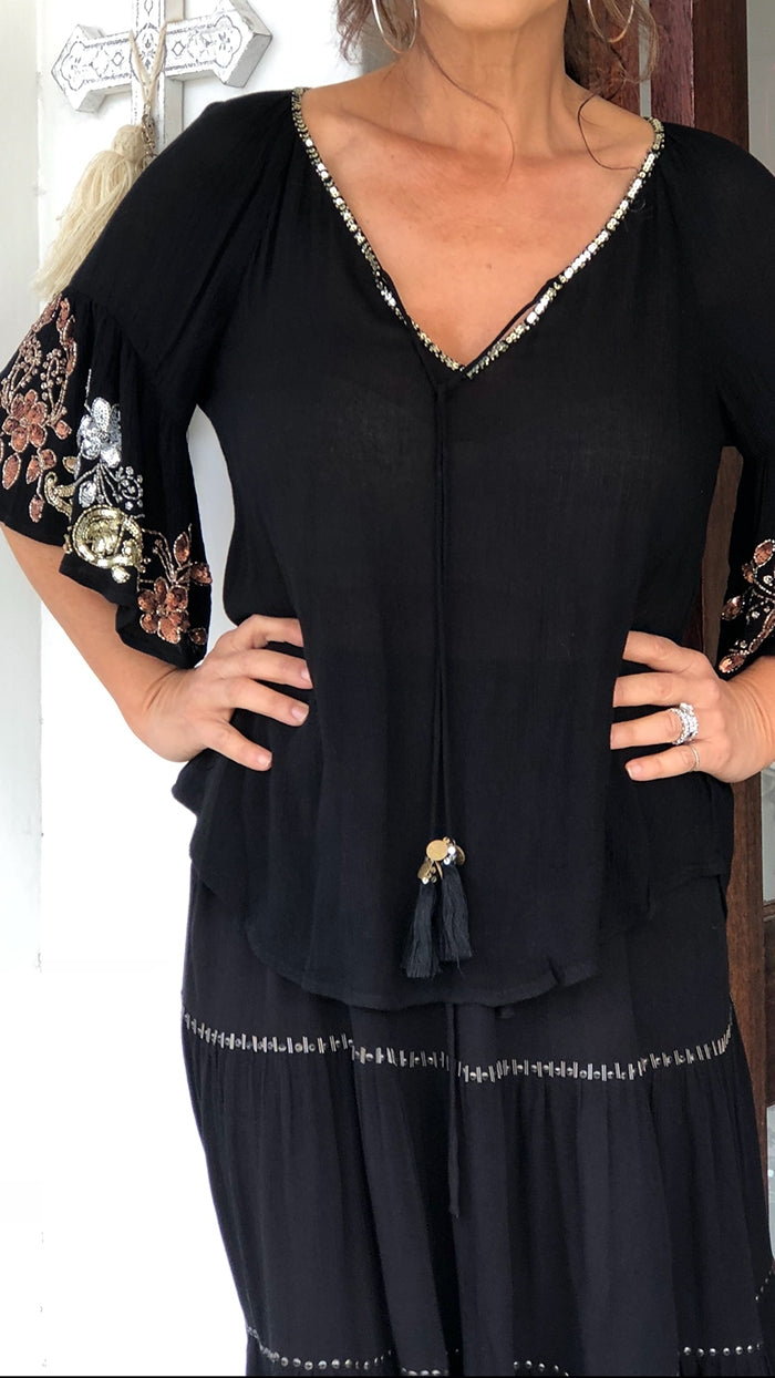 Shinta Top - Black