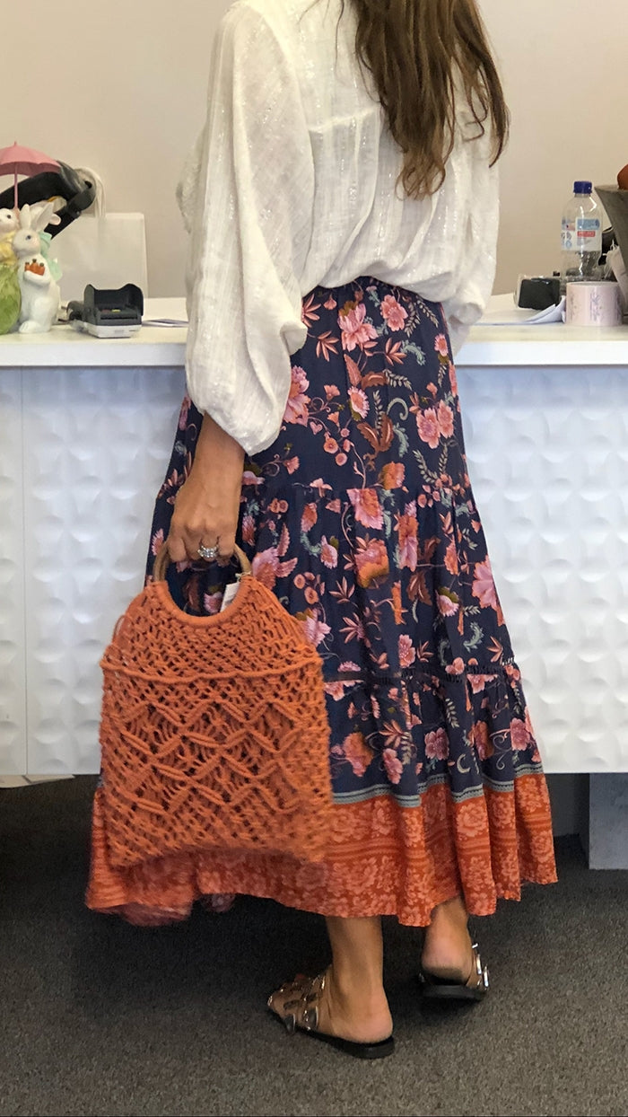 Terracotta Crochet Bag