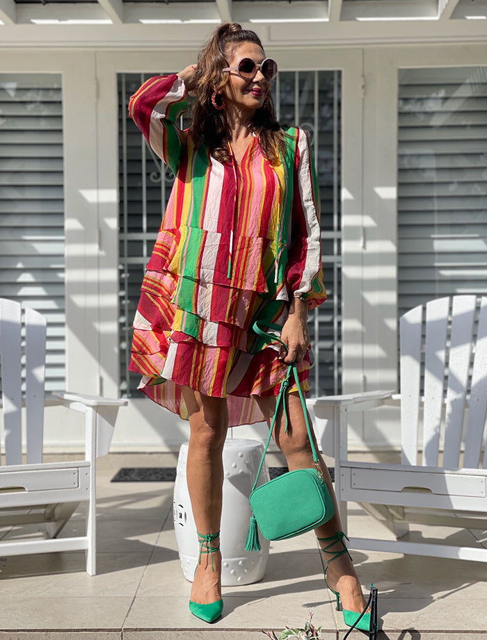 Nadia Stripe Dress