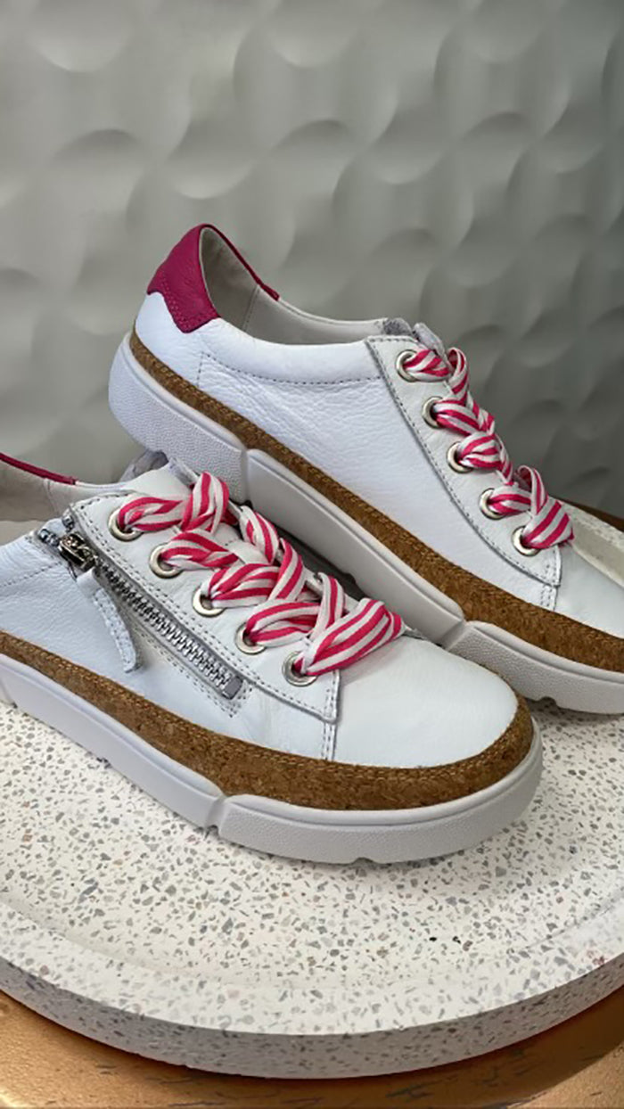 Torayne Sneaker - White Fuschia