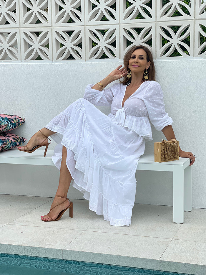 Magic Carpet Skirt - White