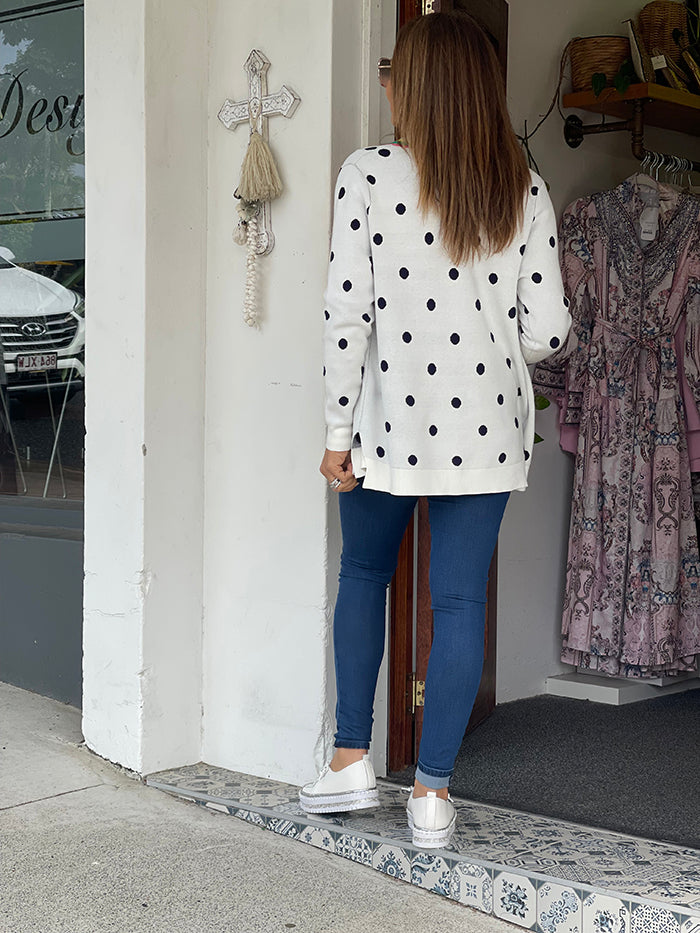 Pippa Cardigan - Polka Dot