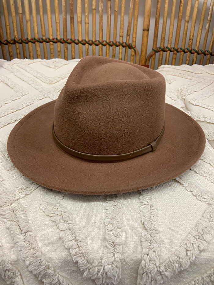 Mocha Shaped Felt Hat