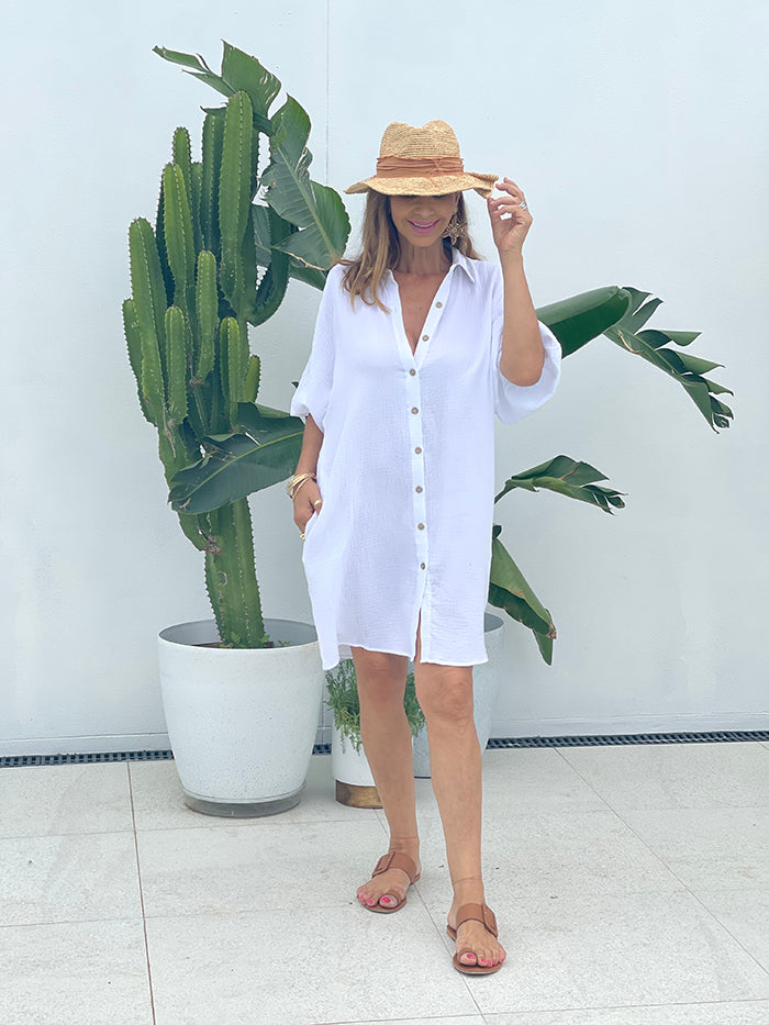 Deuce Dress - White