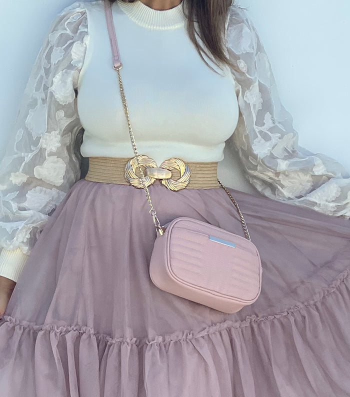 Melody Front Pocket Camera Bag - Blush