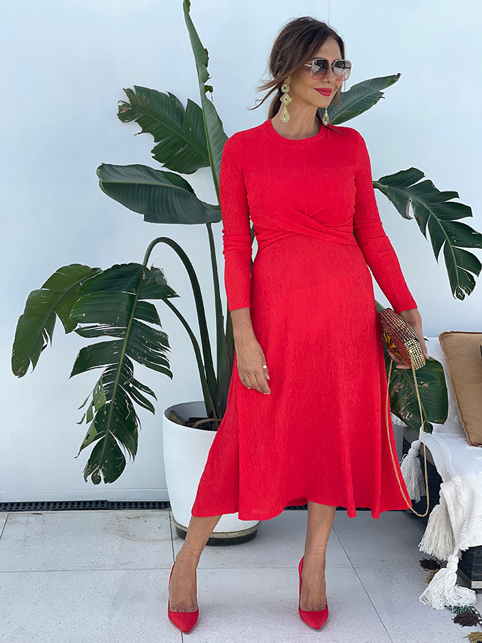Kari Red Dress