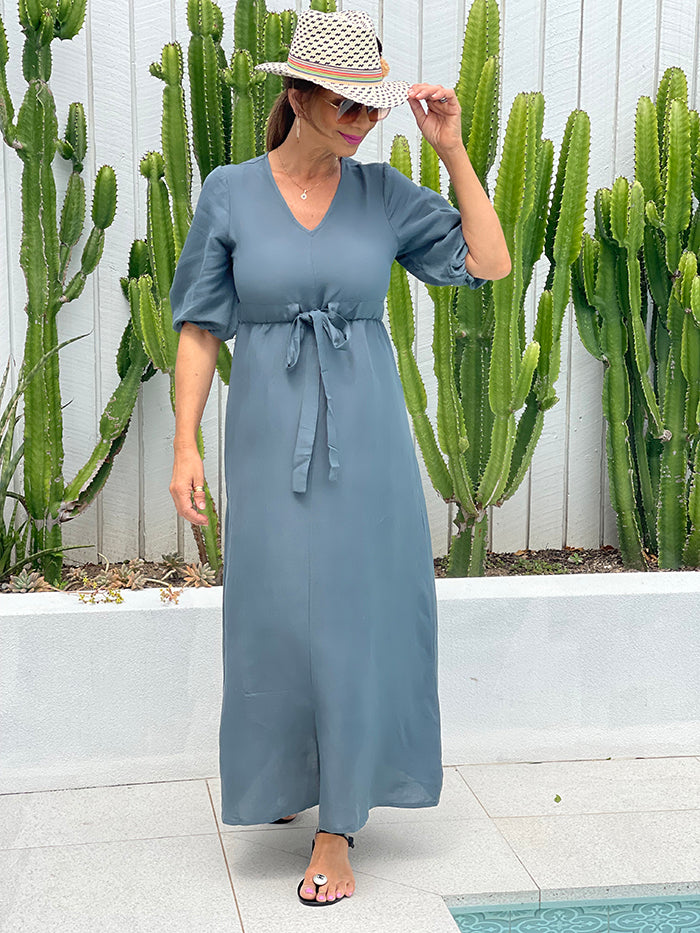 Ava Dress - Slate Grey