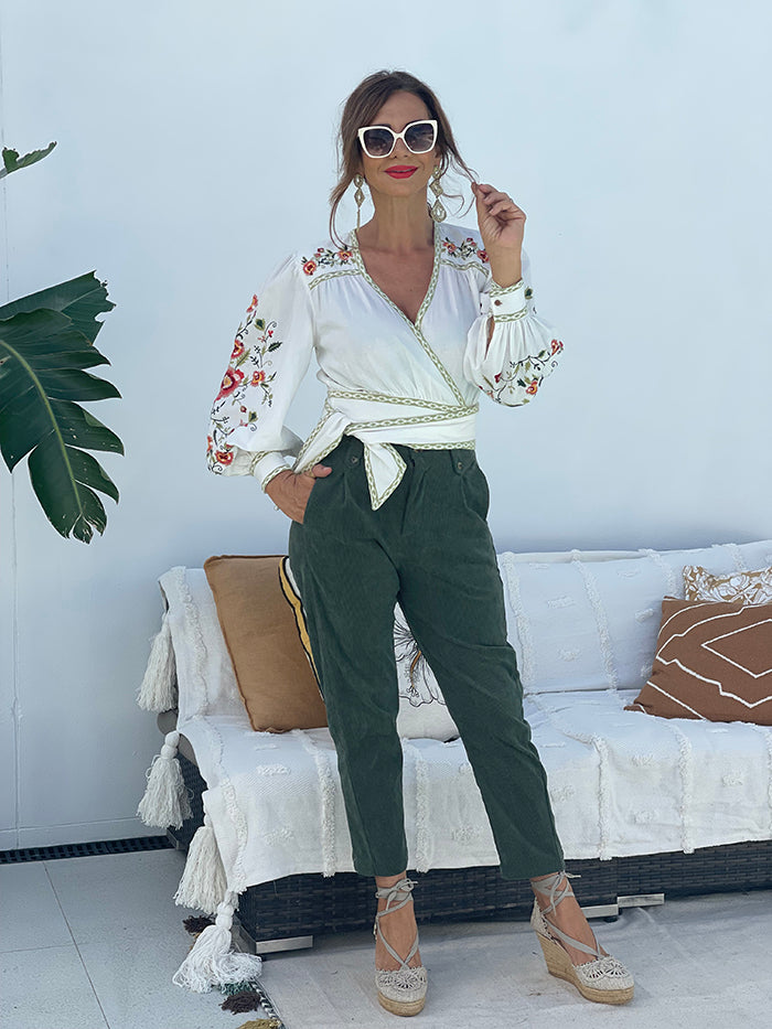 Khaki Cord Pants