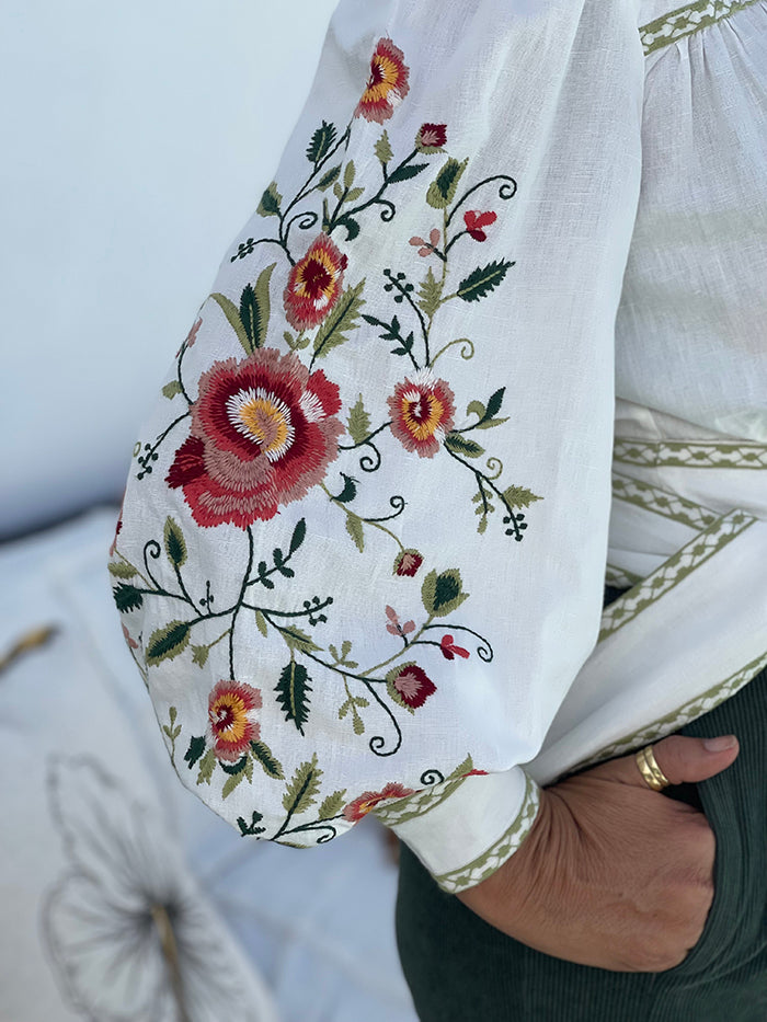 Gardenia Wrap Top