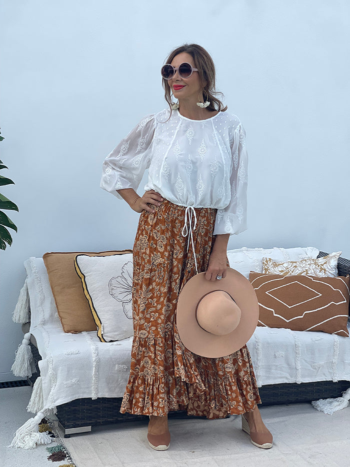 Magic Carpet Skirt - Marigold
