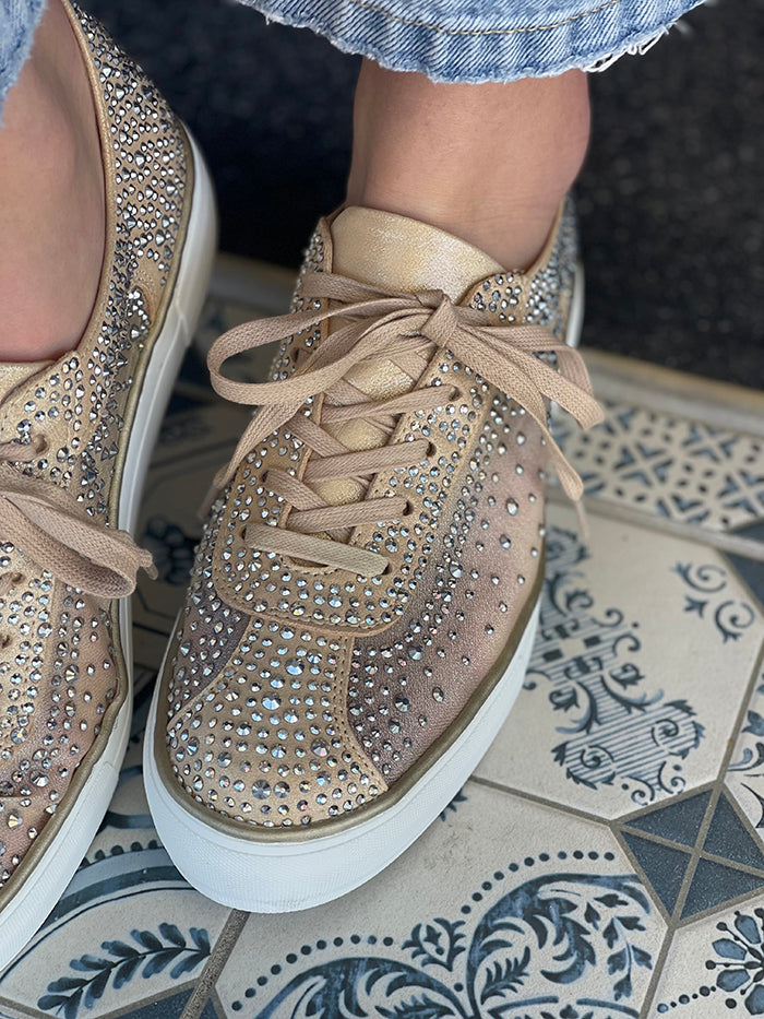 Flip Sneakers - Gold Shimmer