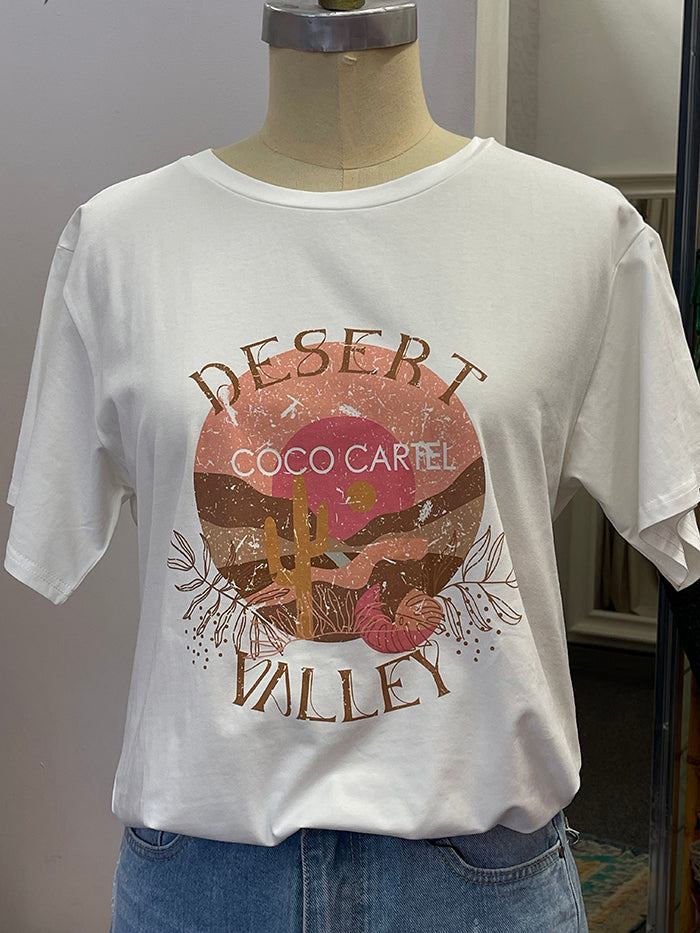 Desert Valley Tee - White