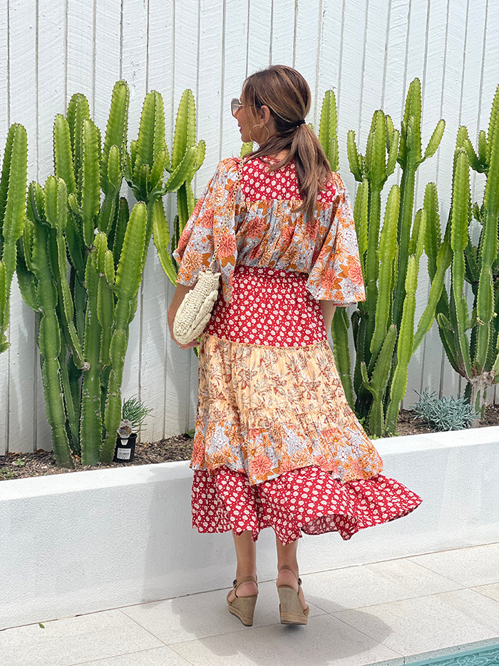 Melrose Maxi Dress - Goa Aries Print
