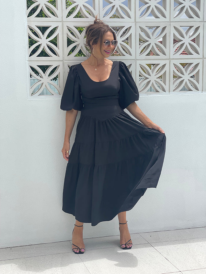 Glory Maxi Dress - Black