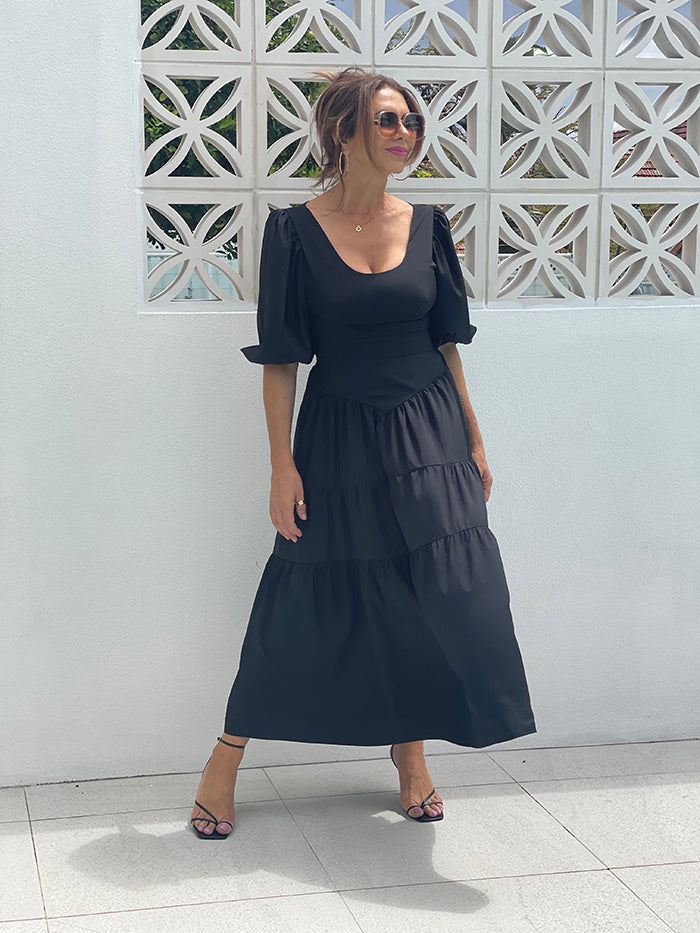 Glory Maxi Dress - Black