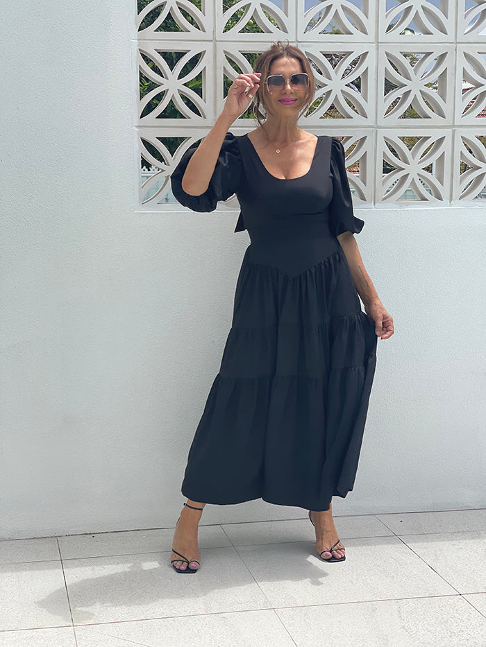 Glory Maxi Dress - Black