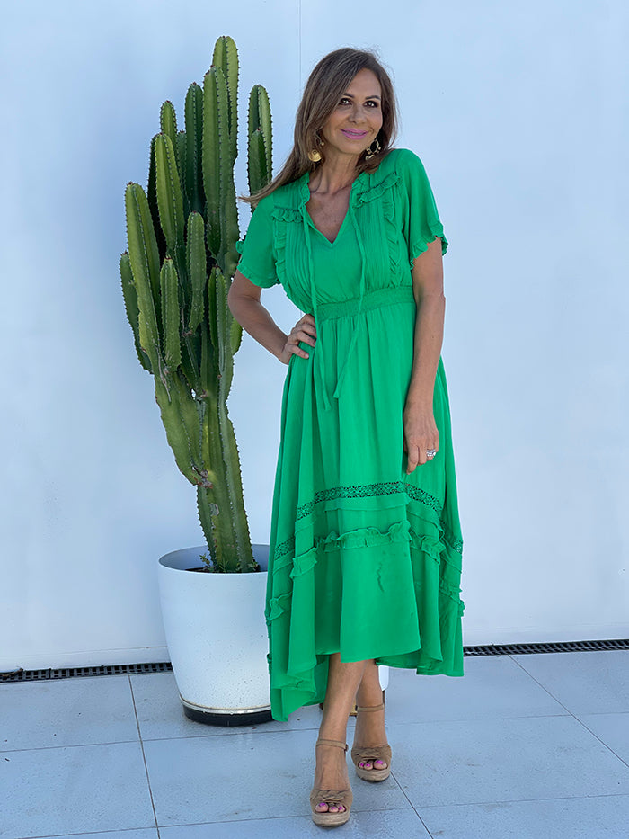 Minar Dress - Green