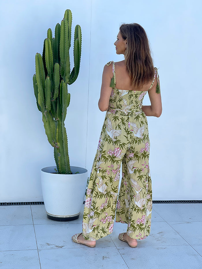 Trinidad Jumpsuit - Bird of Paradise Print