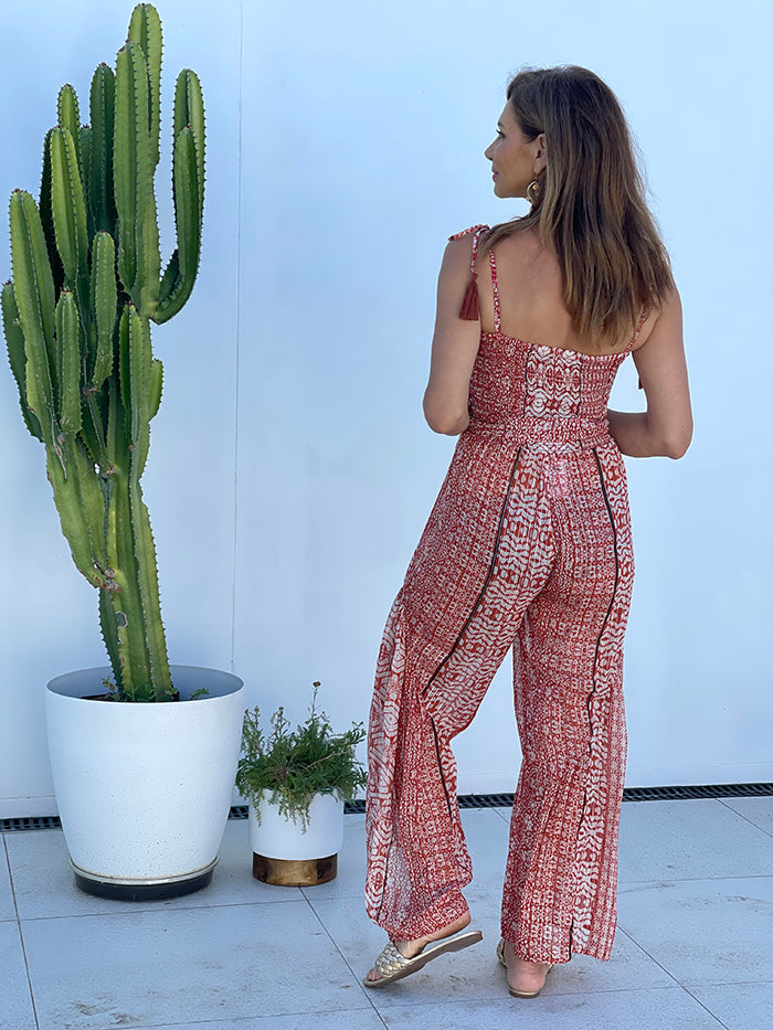 Trinidad Jumpsuit - Togo Print