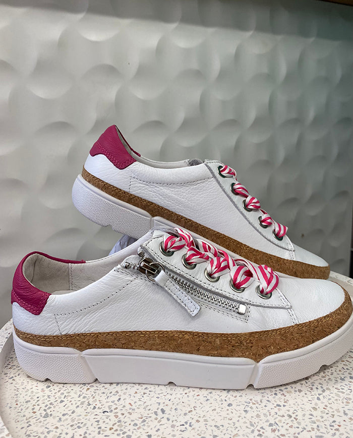 Torayne Sneaker - White Fuschia