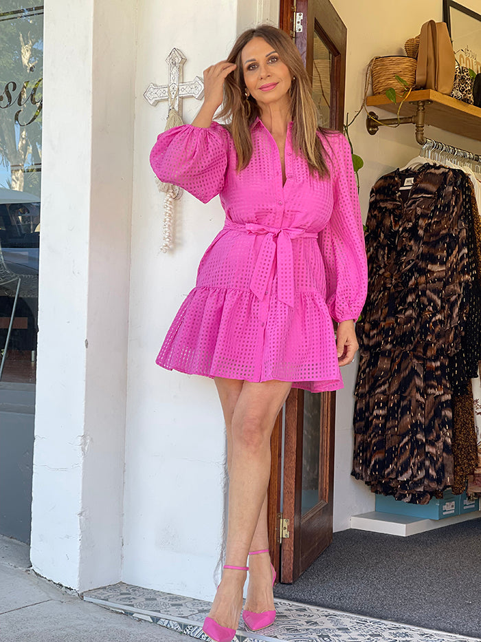 Rikki Short Dress - Pink