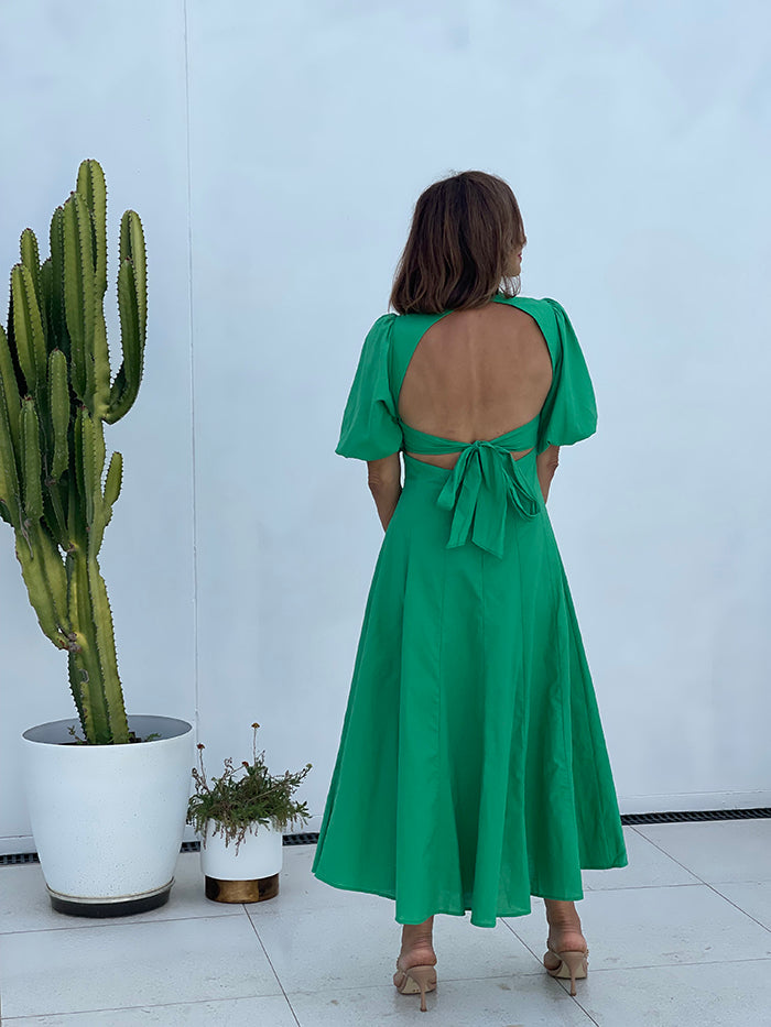 Lexa Midi Dress - Green
