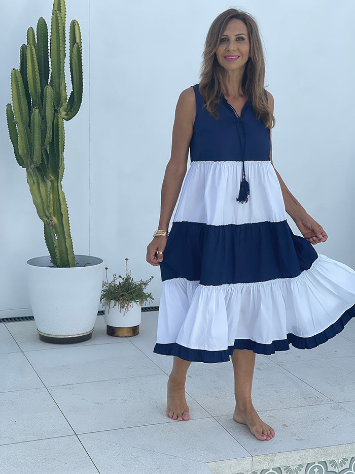 Rali Dress - Navy