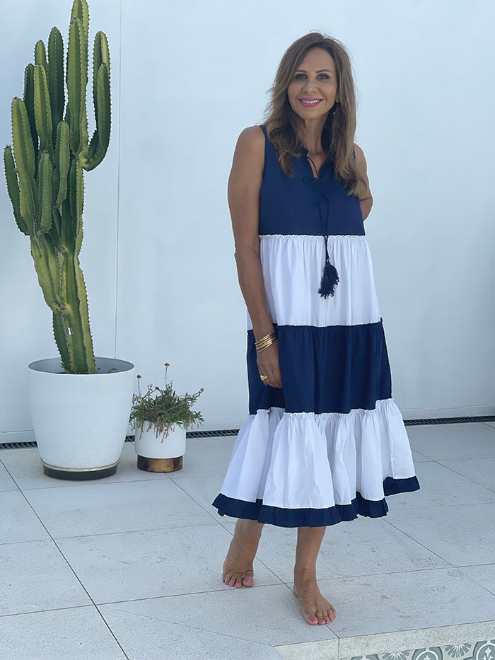 Rali Dress - Navy