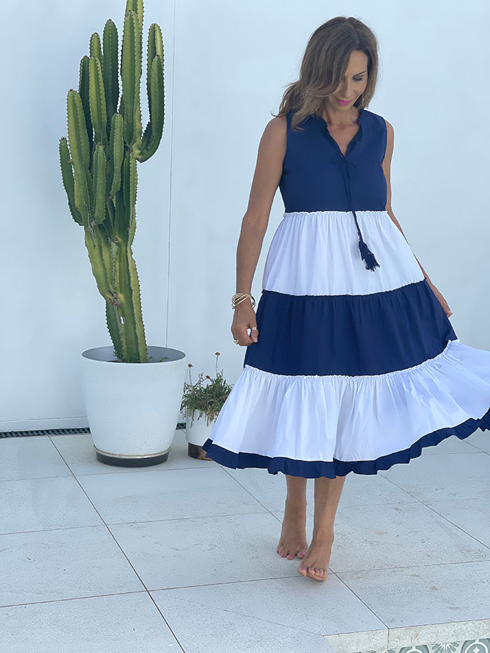Rali Dress - Navy