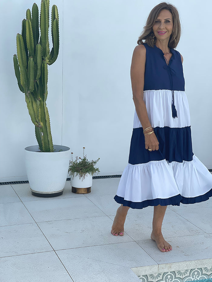 Rali Dress - Navy