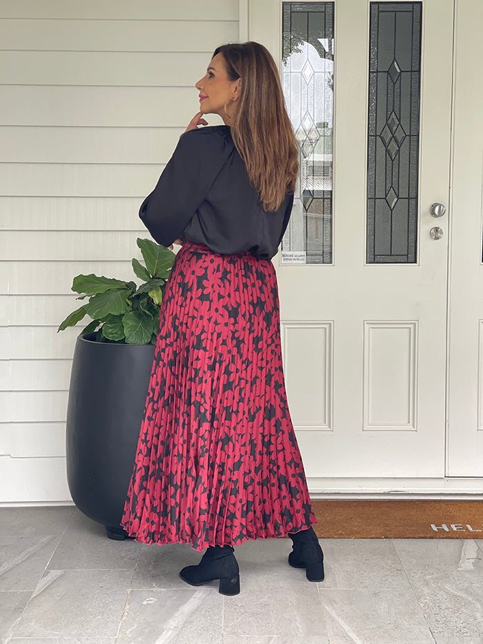 Alias Pleated Skirt - Winter bloom