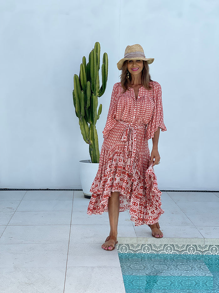 Sassy Skirt - Havana Print