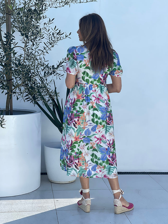 Karina Floral Wrap Dress