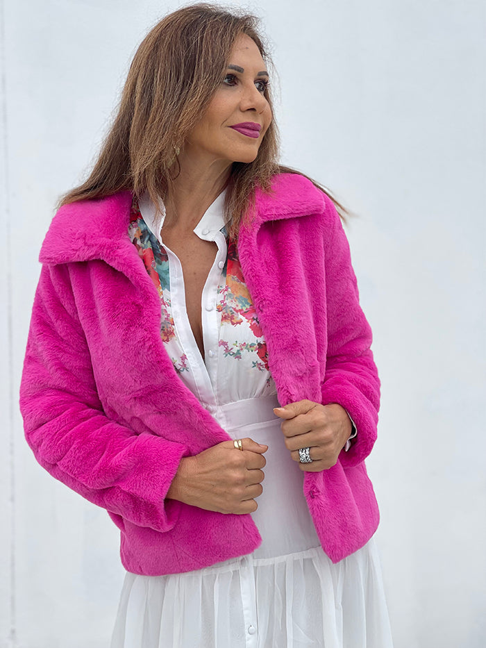 Steinway Jacket - Hot Pink
