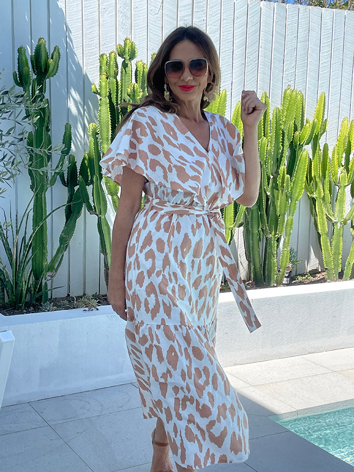 Long Way Home Dress - Impasto Print
