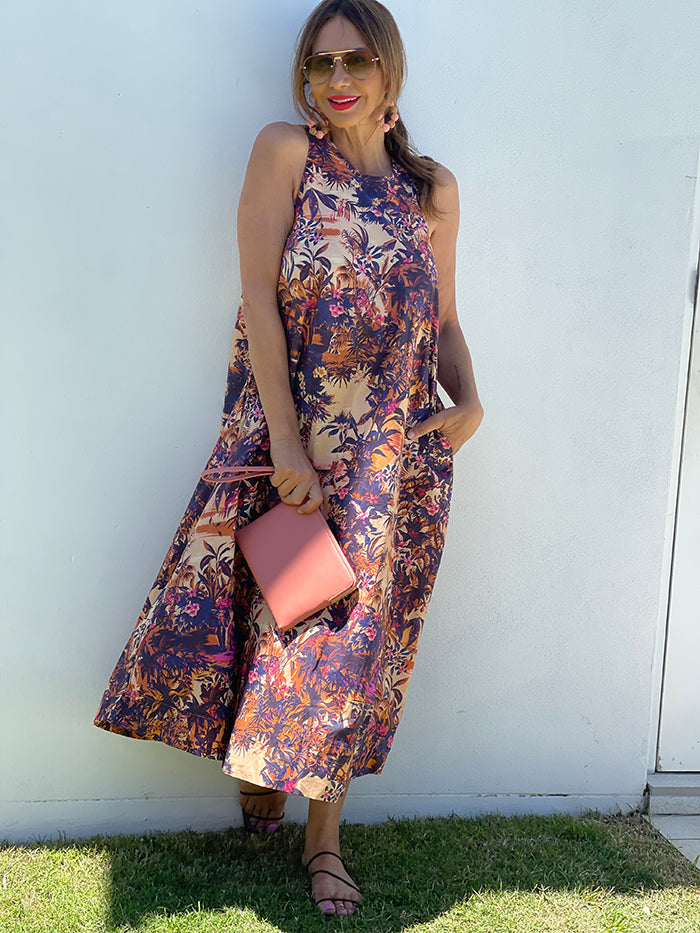 Colby Printed Maxi Dress
