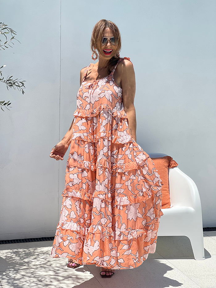 Fiesta Dress - Rainforest Print